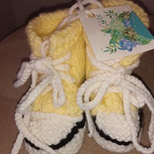 CRICKET CONVERSE STYLE BABY INFANT BOOTIES